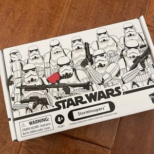 New HASBRO STAR WARS THE VINTAGE COLLECTION 3.75" STORMTROOPER 4-PACK.